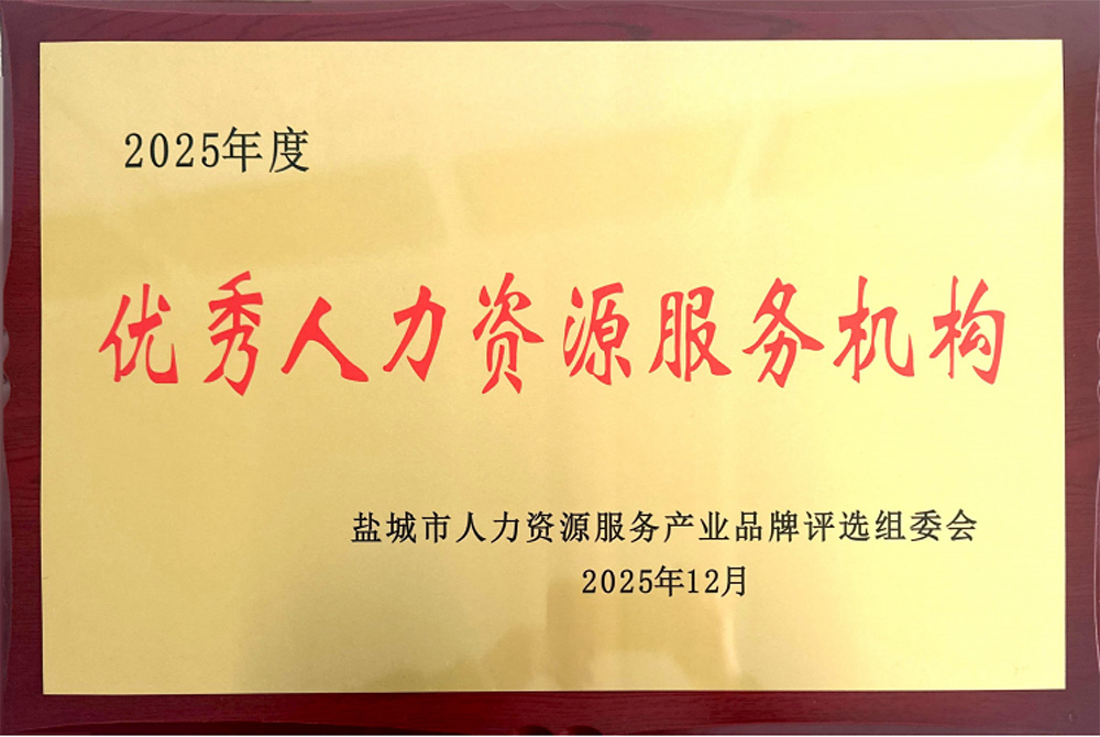 2025年度优秀人力资源服务机构